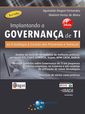 cover image of Implantando a Governança de TI (4ª edição)